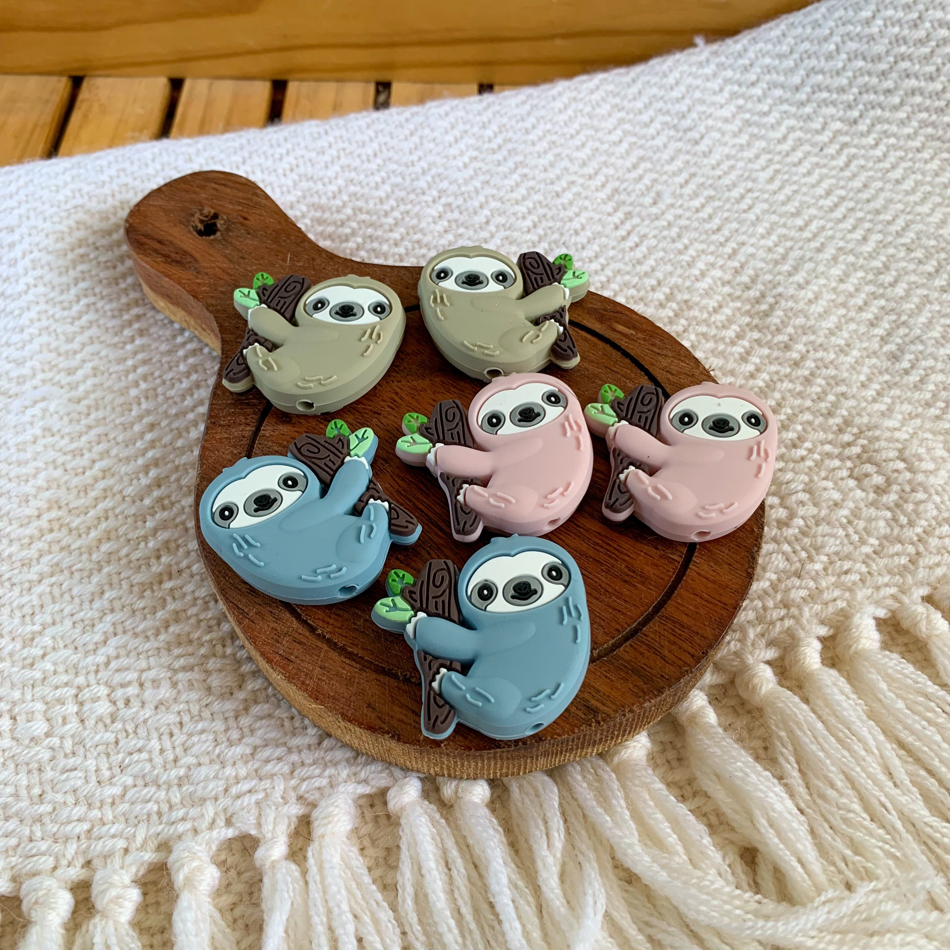 Sloth Needle SLOTH NEEDLE STOPPERS - 3 COLOURS – Lovebird Lane