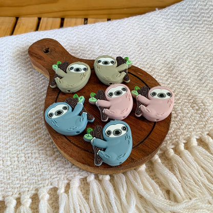 SLOTH NEEDLE STOPPERS - 3 COLOURS