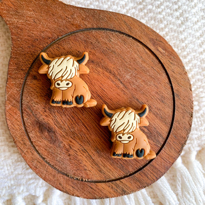 HIGHLAND COW NEEDLE STOPPERS - 3 COLOURS