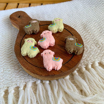 ALPACA NEEDLE STOPPERS - 3 COLOURS